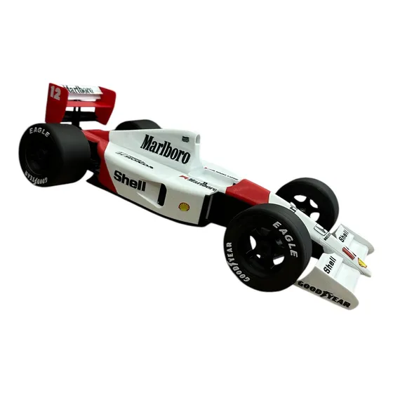 Auto Ayrton Senna Mclaren Mp4  42 Cm Largo 20 Cm Ancho