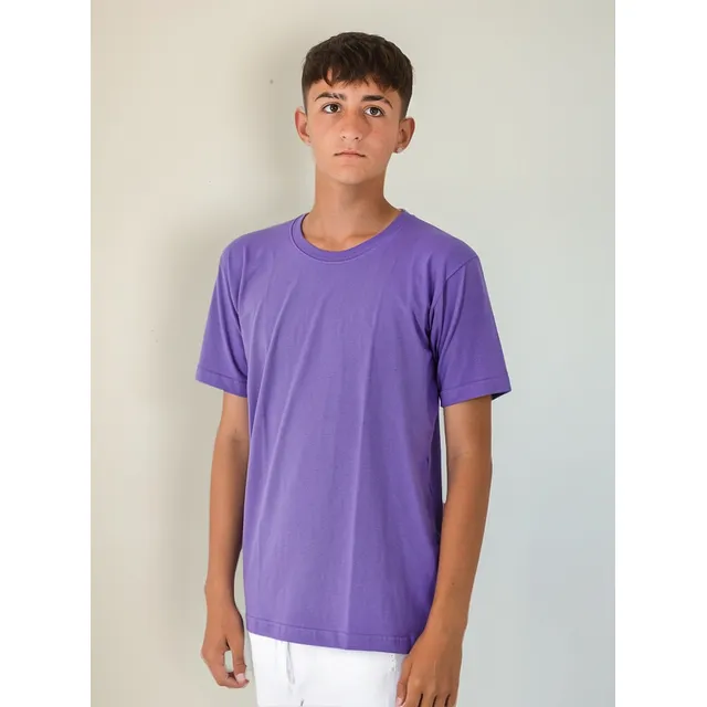Remera Algodón 100% Lisa Jersey Peinado Super Premium