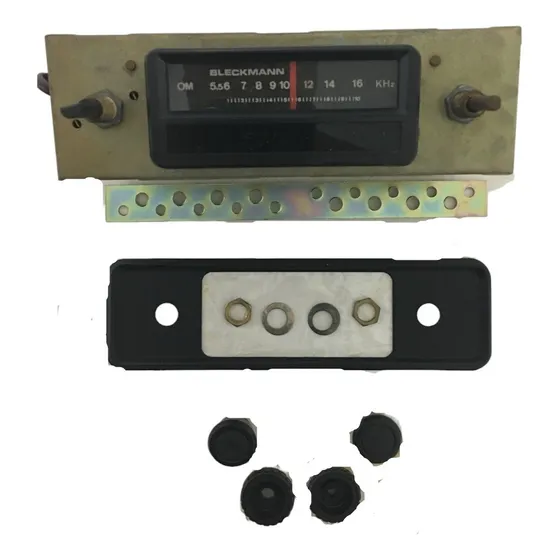 Rádio Bleckmann Antigo 12v Fusca Tl Brasília Sp2 Variant 