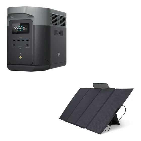 Kit Delta 2 Max + Placa Solar 400w - Ecoflow