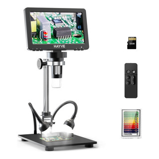 Microscopio Hayve Digital Hdmi De 7 Pulgadas, 1200 X Con Pan Microscopio Hayve Digital Hdmi De 7 Pulgadas, 1200 X Con Pan