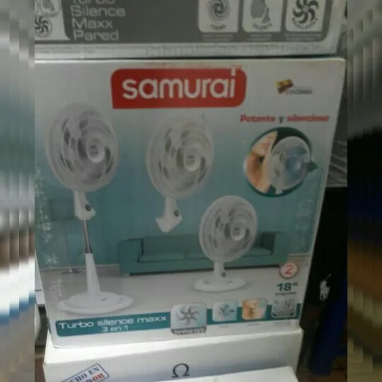 Ventiladores Samurai 3 En 1.pedestal Piso Pared Nuevos