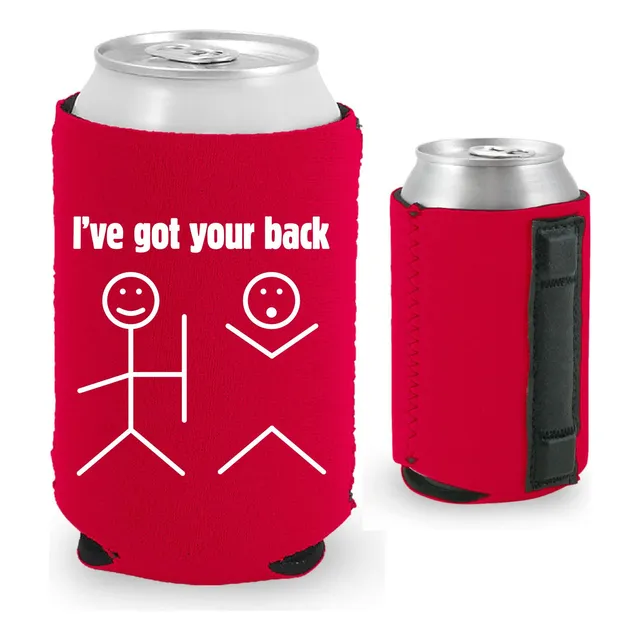 I've Got Your Back Enfriador Magnetico Para Lata Rojo 2