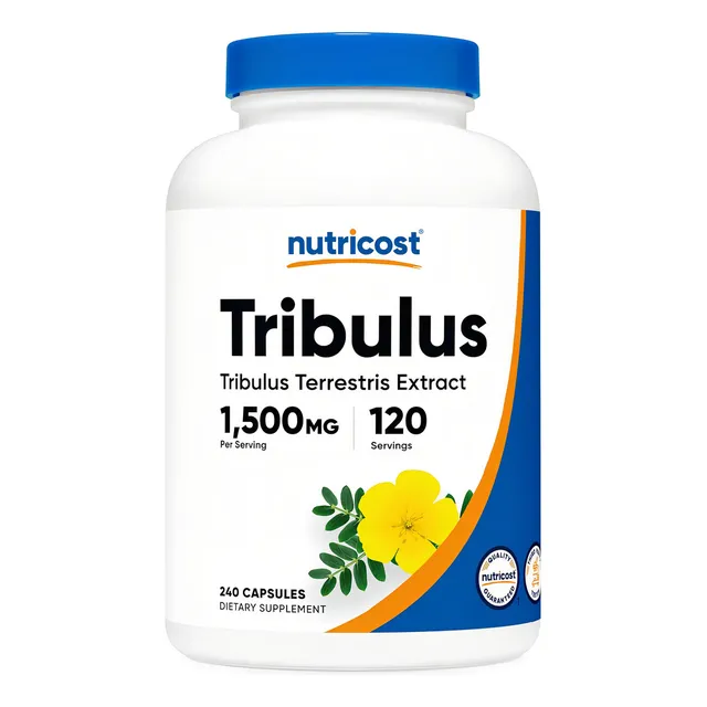 Nutricost Tribulus Terrestris Extracto 1500mg 240 Capsulas Sabor Natural