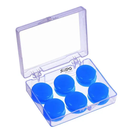 Tapa Oídos Silicona Moldeables X 3 Pares Natación + Estuche
