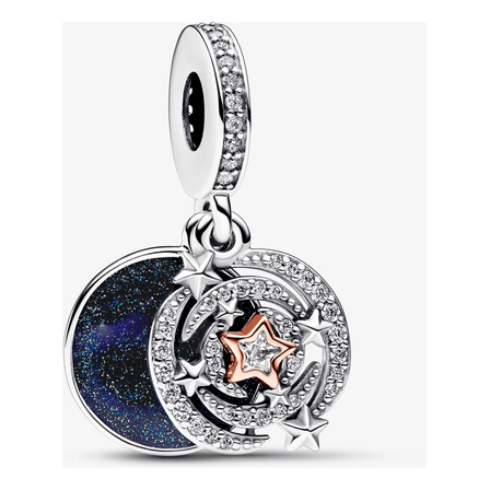 Charm Prata Pendente Estrela Cadente Charm Prata Pendente Estrela Cadente