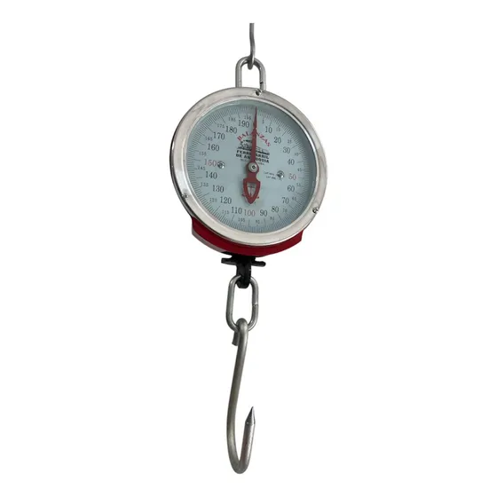 Bascula Balanza Mecánica Colgar Peso Colgante Reloj 200 Kg