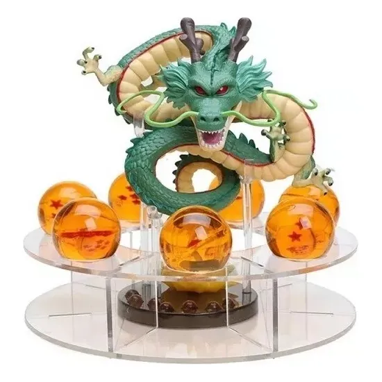 Esferas Del Dragón De 5.7cm Ø + Shen Long + Base Dragon Ball