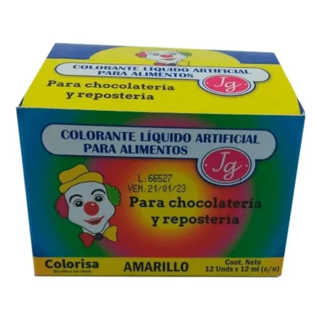 Colorantes Líquidos Caja X12und - mL