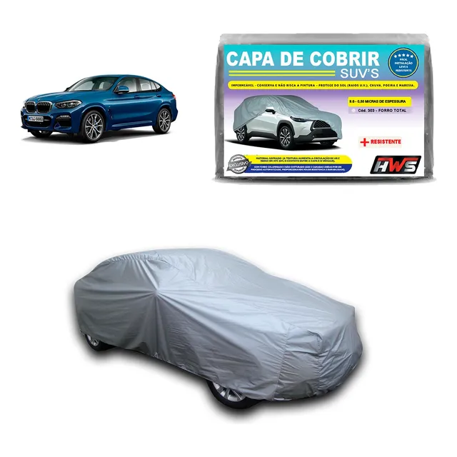Capa Cobrir Suv Picape 100% Forrada Xg Impermeável Cz Uv Hws