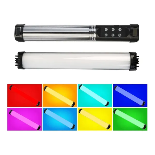 Barra Led Luz Rgb Blanca Calida 29 Cm Imantada Ritmica 10w