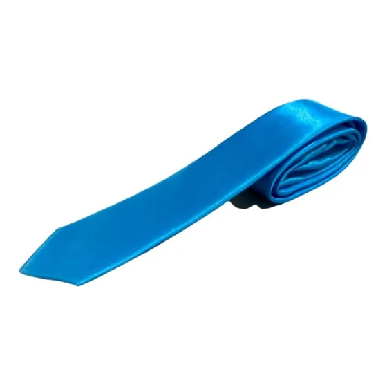Corbata De Raso Lisa Varios Colores Adulto Suave