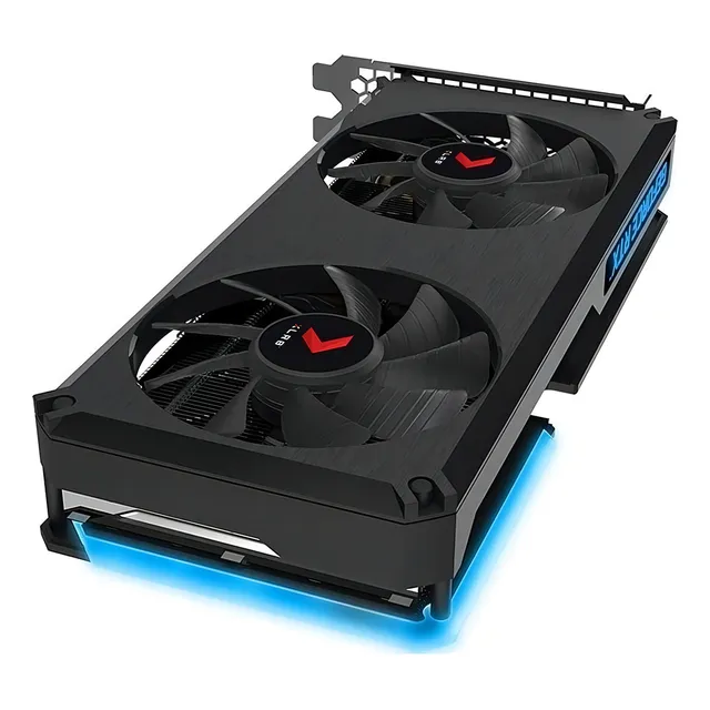 Tarjeta de video Nvidia PNY XLR8 Gaming GeForce RTX 30 Series RTX 3060 VCG306012DFXPPB Dual Fan Edition 12GB