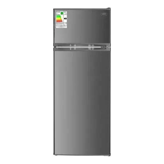 Refrigerador Maigas 205L 2 Puertas Freezer Superior Gris Oscuro