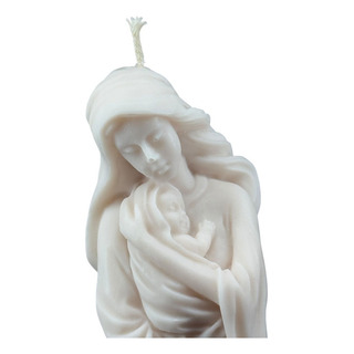 Vela Aromatica Figura Virgen Con Niño Vela Aromatica Figura Virgen Con Niño