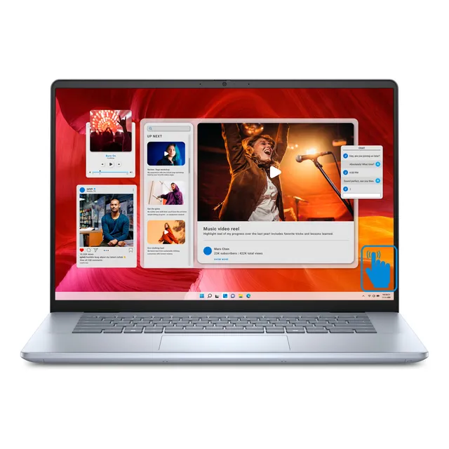 Laptop Dell 16  Táctil Core Ultra 9 185h 16core 32gb 2tb Ssd
