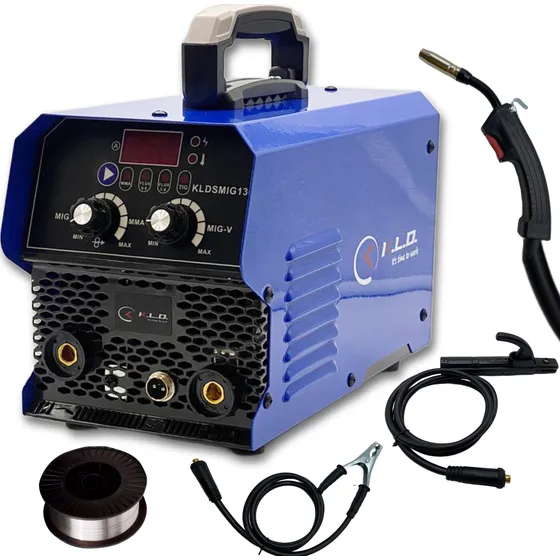 Soldadora Inverter Mig Tig Mma 130 Amp Kld + Alambre Flux