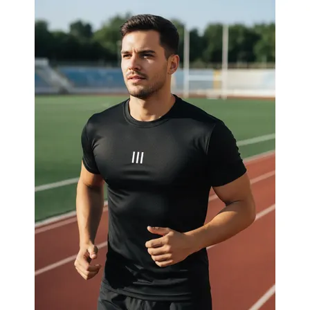 Kit 3 Camisetas Básicas Masculina Dry Fit Elastano Treino