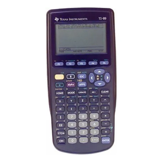 Calculadora Gráfica Avançada Texas Instruments Ti-89 (renova