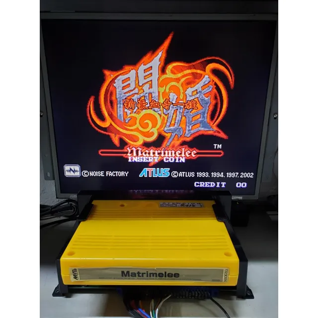 Juego Matrimelee + Pegatina Para Sistema De Neogeo Mvs Jamma