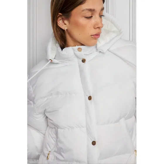 Campera Mujer Inflada Camperon Con Capucha Rollito Nueva