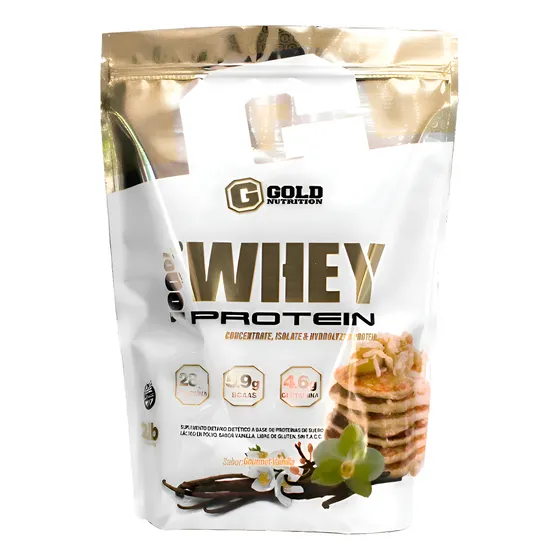 Whey Protein Gold Nutrition Suplementos Proteína 100% Whey