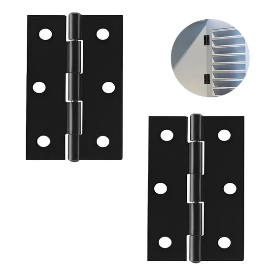 2 Bisagra Con Rodamientos De 1.5mm Espesor. Acero Inox