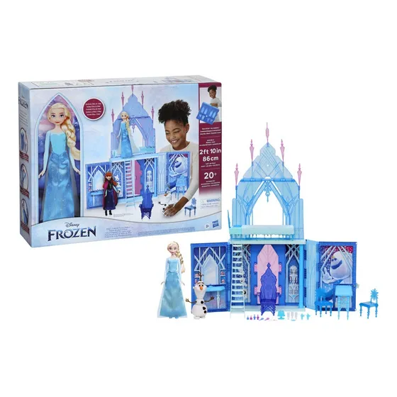 Palacio Portátil De Hielo 86 Hasbro Disney Frozen Con Elsa
