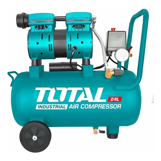 Compresora De Aire 24l Industrial Total Tcs1075248-5 Color Turquesa Fase Eléctrica Monofásica Frecuencia 50/60hz