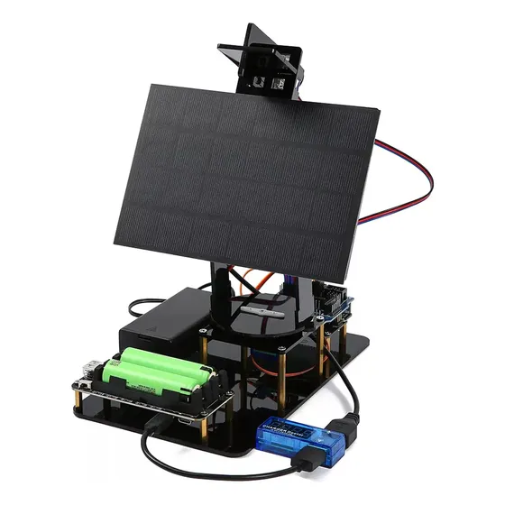 Kit Educacional Rastreador Luz Solar Para Arduino Nfe