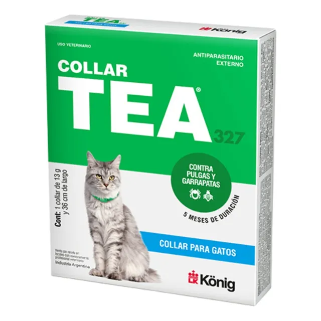Collar Antipulgas Antiparasitario Gatos Tea 327 Koning