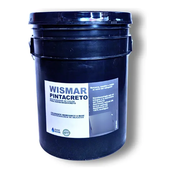 Pintura Inorgánica Para Adoquin Y Adocreto Base Agua 19 Lt
