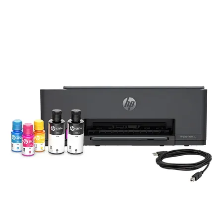 Impressora Multifuncional Hp Smart Tank 521 Colorida / Via Cabo - - 4a8s0a (não Possui Wi-fi) Preto 127/220v