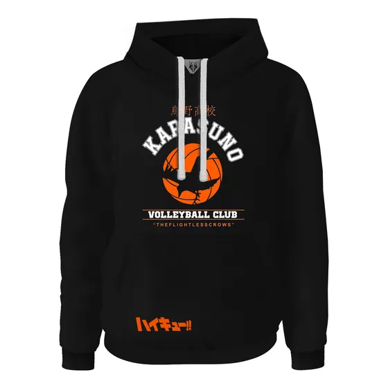 Hoodie Buzo Buso Saco Anime Haikyuu Club Karasuno