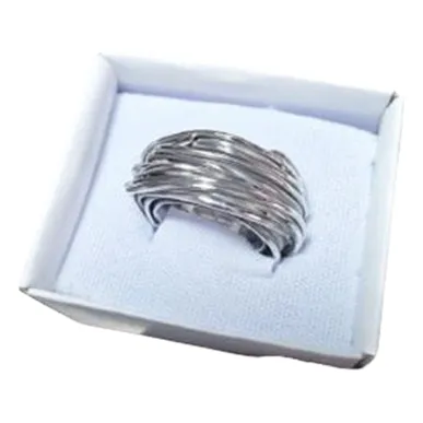 Anillo Hilo De La Vida En Plata 925 Nro.13 Lola Joyas