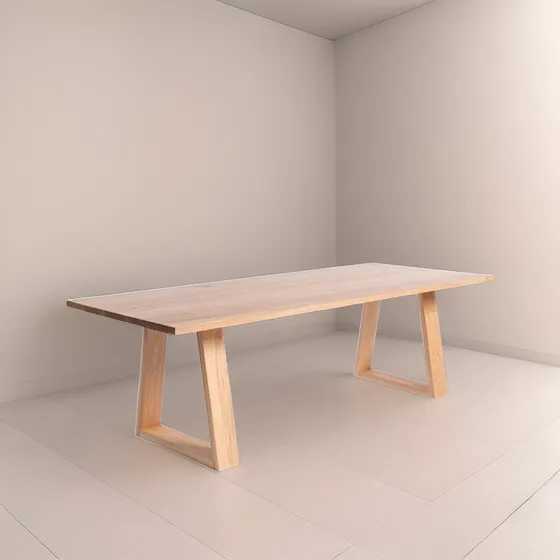 Mesa Comedor Living Modelo Escandinavo 100% Madera  Maciza