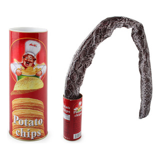 Brinquedo De Presente Engraçado Potato Chip Bouncing Snake Brinquedo De Presente Engraçado Potato Chip Bouncing Snake