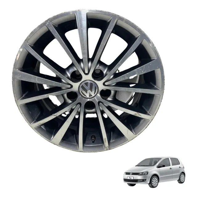 Roda Avulsa Crossfox Fox 2013 2014 Aro 15 5 Furos Usado