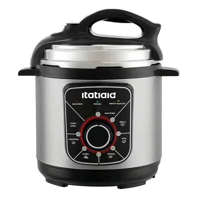 Panela De Pressão Elétrica Itatiaia Essencial 3 Litros Inox 127v Panela De Pressão Elétrica Itatiaia Essencial 3 Litros Inox 127v
