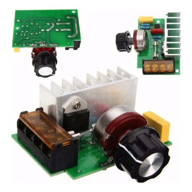 Dimmer Control Regulador Velocidad Pwm Scr 4000w 220v