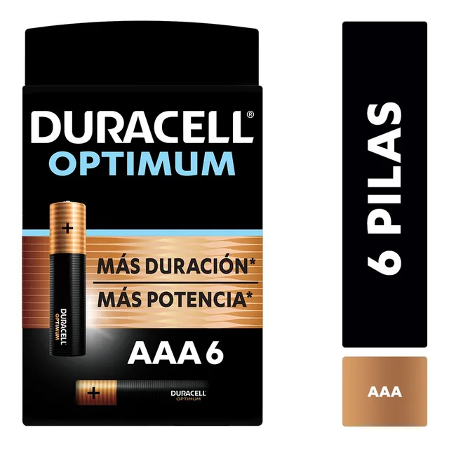 Pila Alcalina Duracell Optimum Blíster Aaax6