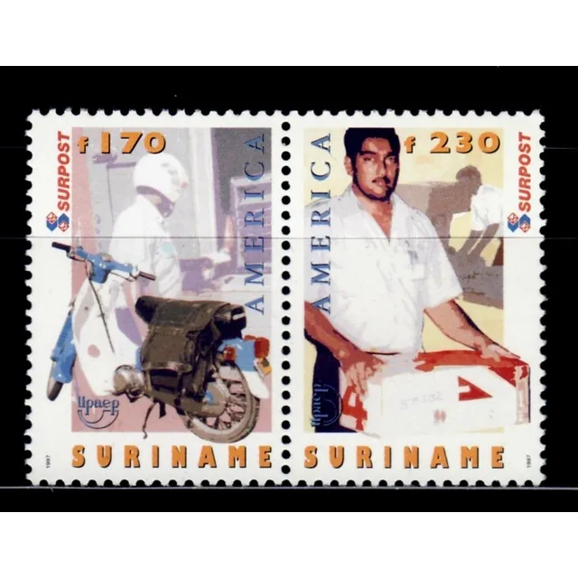 Estampillas Surinam 1997 - Upaep / El Cartero