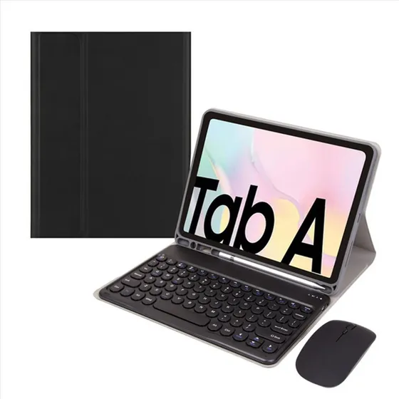 Capa Com Teclado E Mouse Para Galaxy Tab S7 Fe Sm-t733 12.4