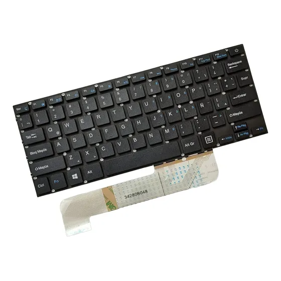 Teclado Para Notebook Pcbox Pcb-glw1 Mb27716023 Color Negro