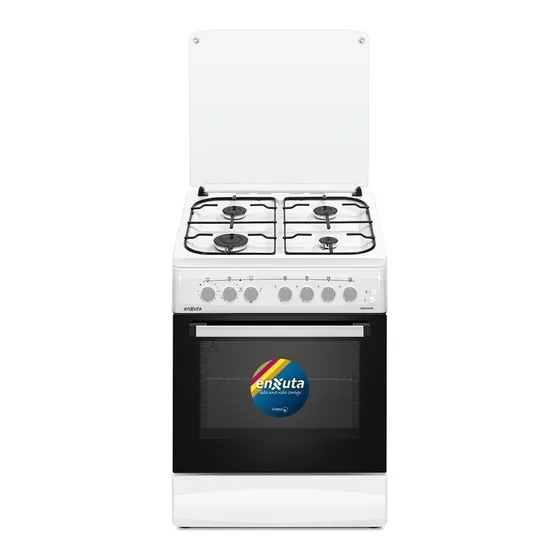 Cocina Combinada 4 Hornallas Blanca 60x60 - Origen Europa