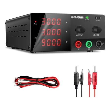 Fonte De Alimentação Bancada 30v 30a 900w Regulável In 220v