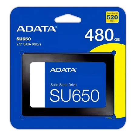 interno Adata Ultimate SU650 ASU650SS-480GT-R 480GB preto