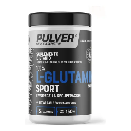 L - Glutamina 150 Gr Desintoxicante Pulver Sabor Sin sabor