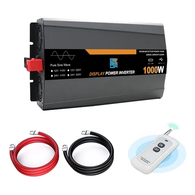 Mts-1kw Inversor Solar Onda Sinusoidal Pura Dc 12v A Ac 110v