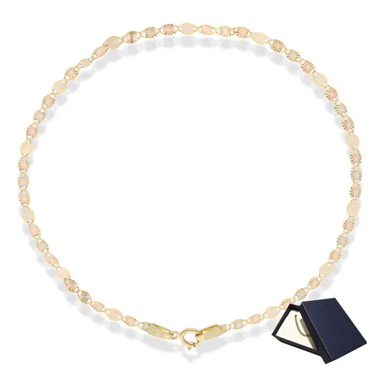Pulsera Esclava Oro 14k Planchada Florentina 18cm 2mm Italy 3 Oros Pulsera Mujer Oro Florentino Oro Puro 14k Esclava Esclava Brazalete Oro 14k Mujer Pulsera Italy Italiano Mujer Regalo Novia